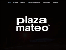 Tablet Screenshot of plazamateo.com